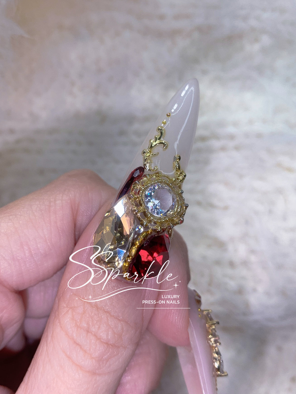Scarlet Princess Press-on Nails