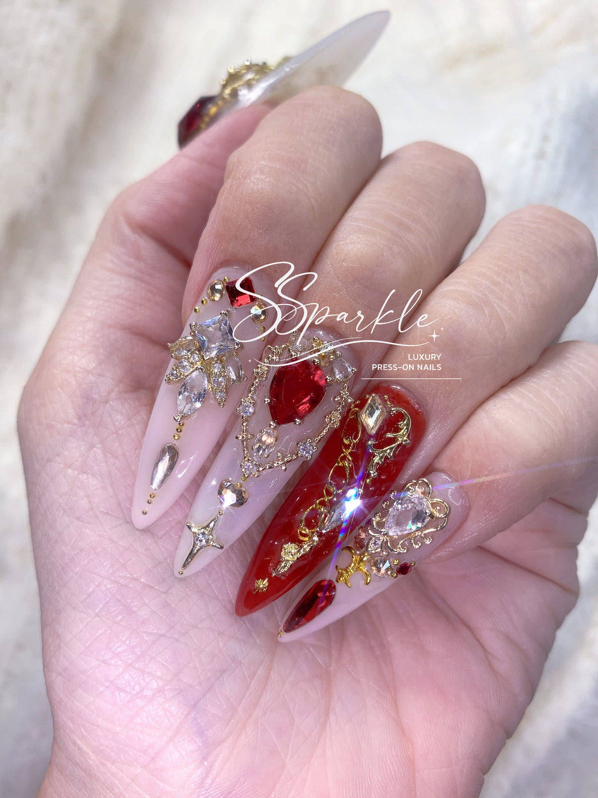 Scarlet Princess Press-on Nails