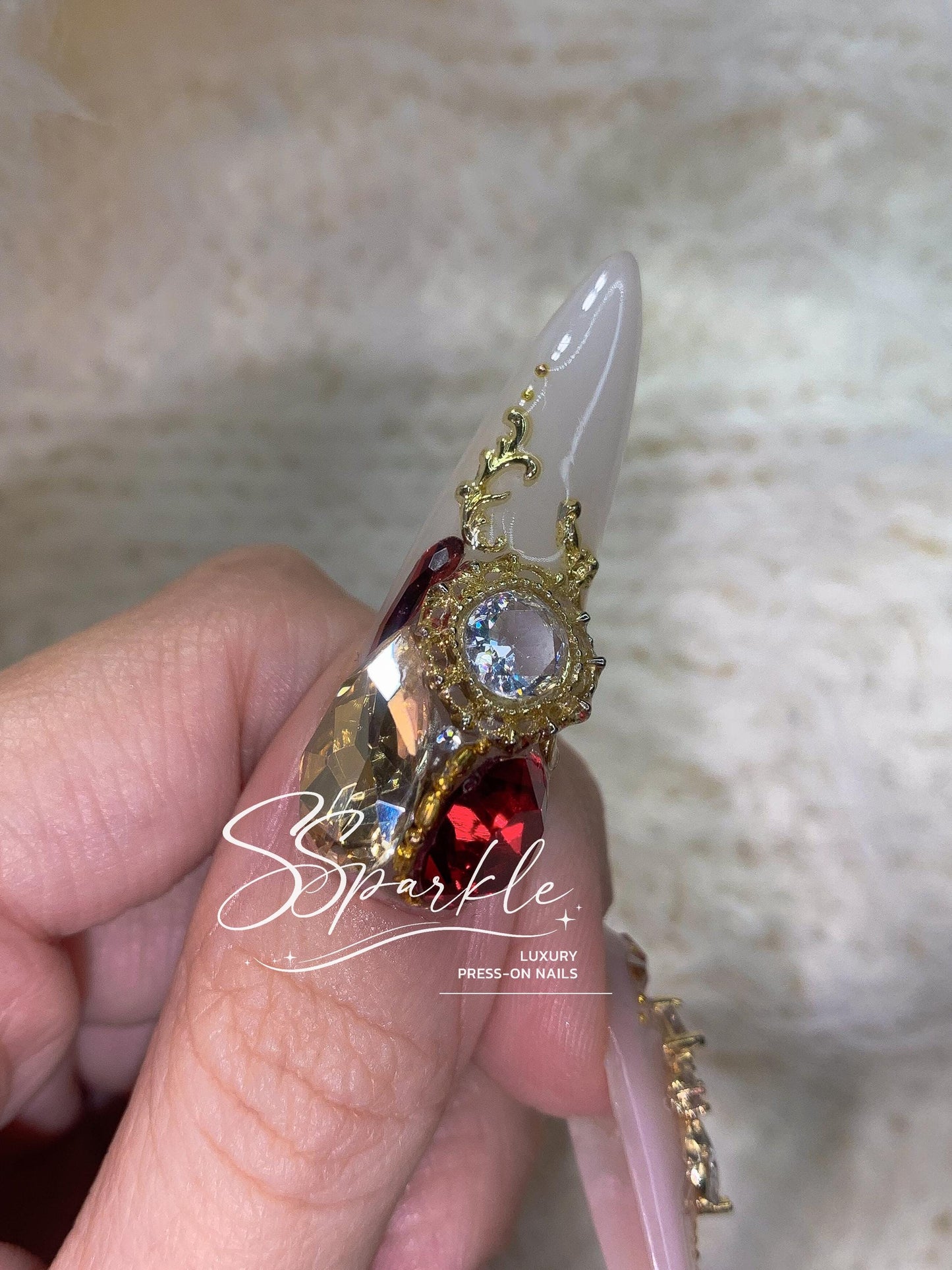 Scarlet Princess Press-on Nails