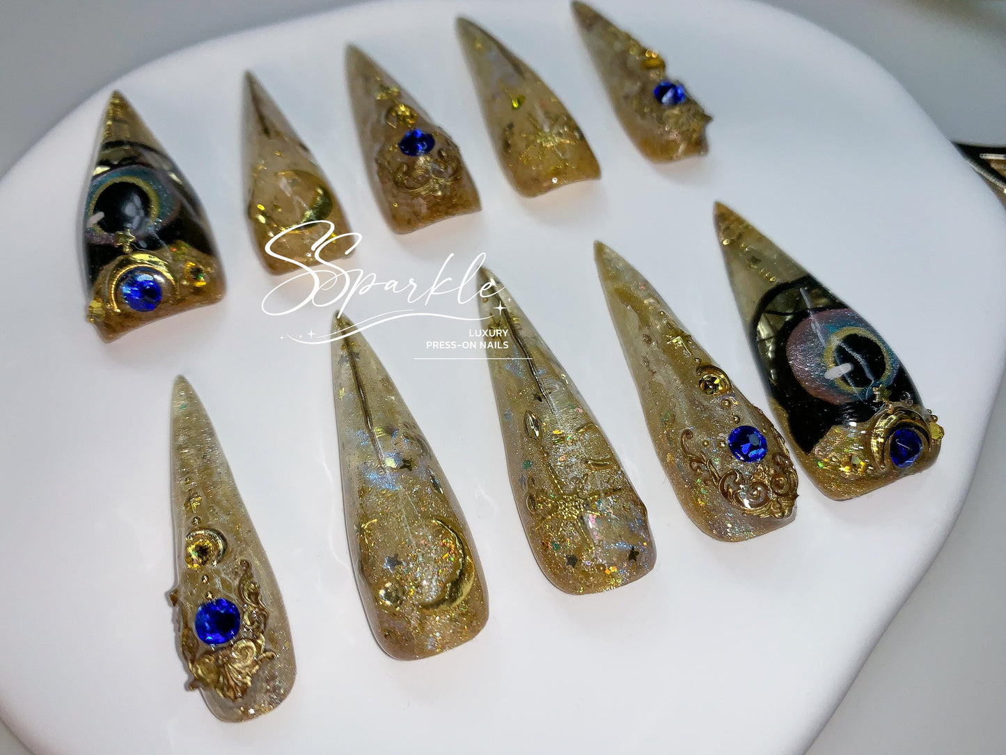 Whimsy After Dark | Cipher Honkai: Star Rail Inspired Claw Press-on Nail