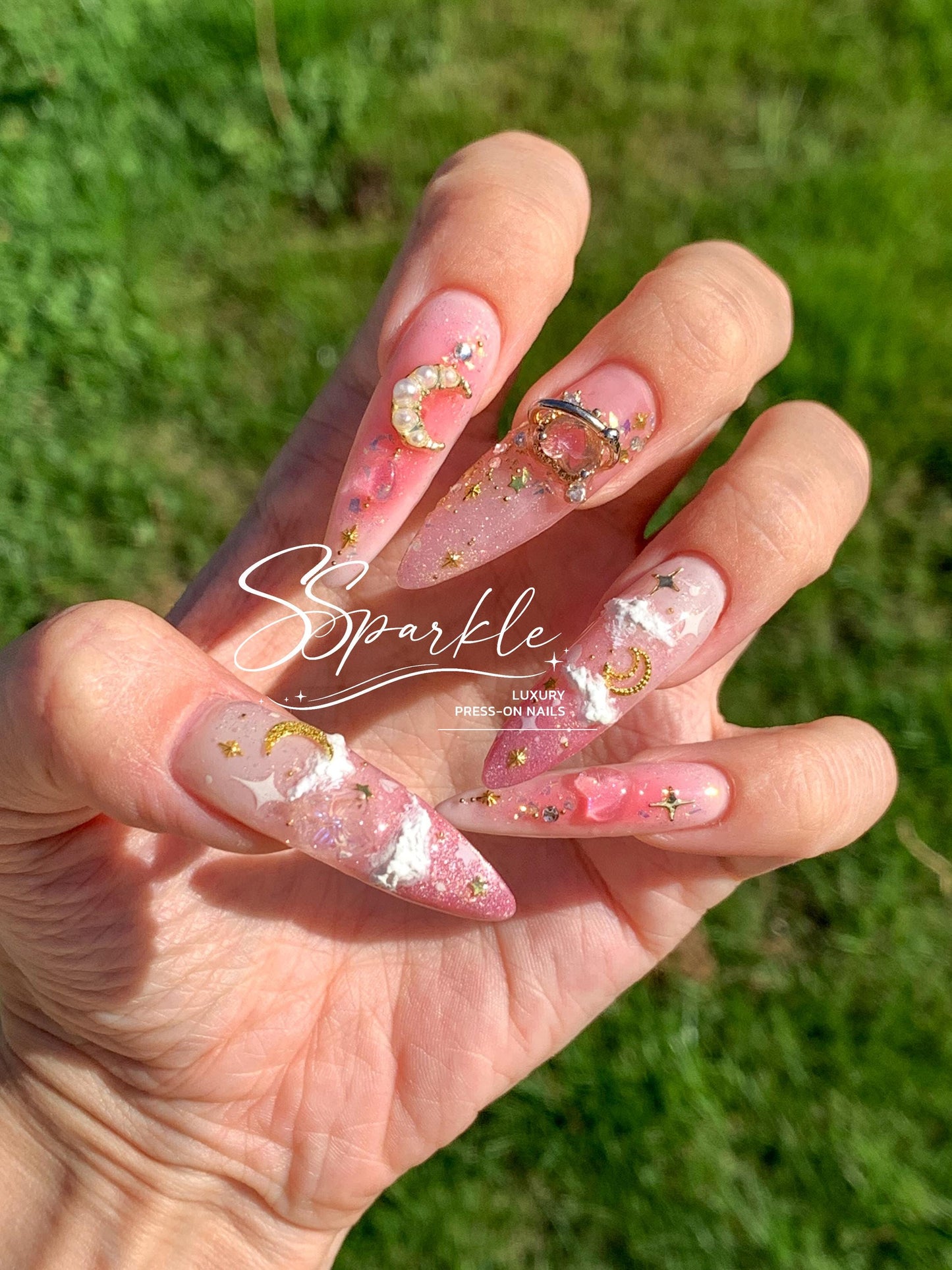 Pink Cloud Press-on Nails