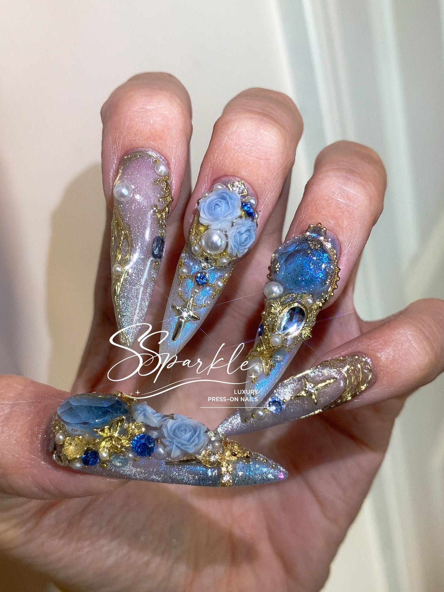Midnight Rendezvous Press-on Nails