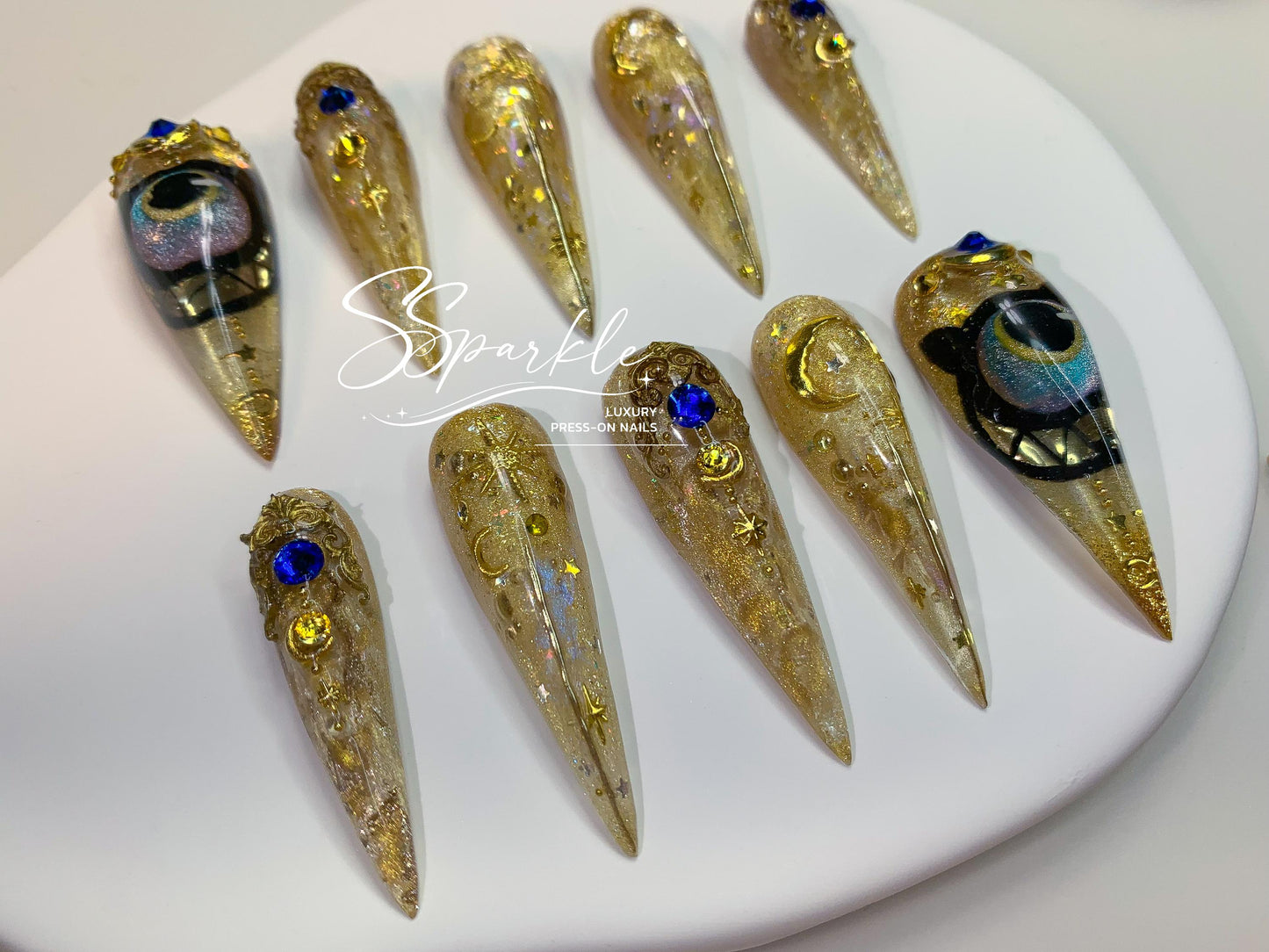 Whimsy After Dark | Cipher Honkai: Star Rail Inspired Claw Press-on Nail