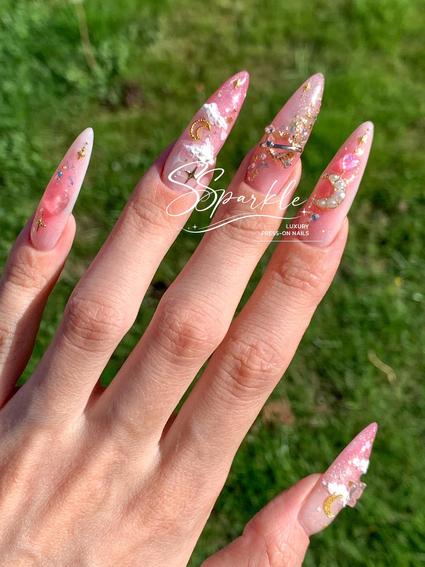 Pink Cloud Press-on Nails