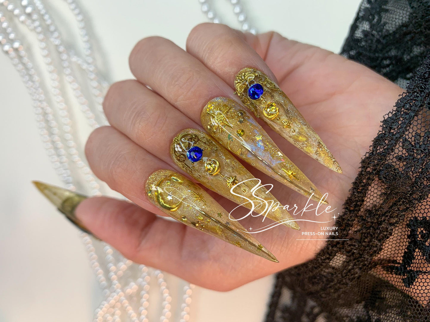 Whimsy After Dark | Cipher Honkai: Star Rail Inspired Claw Press-on Nail
