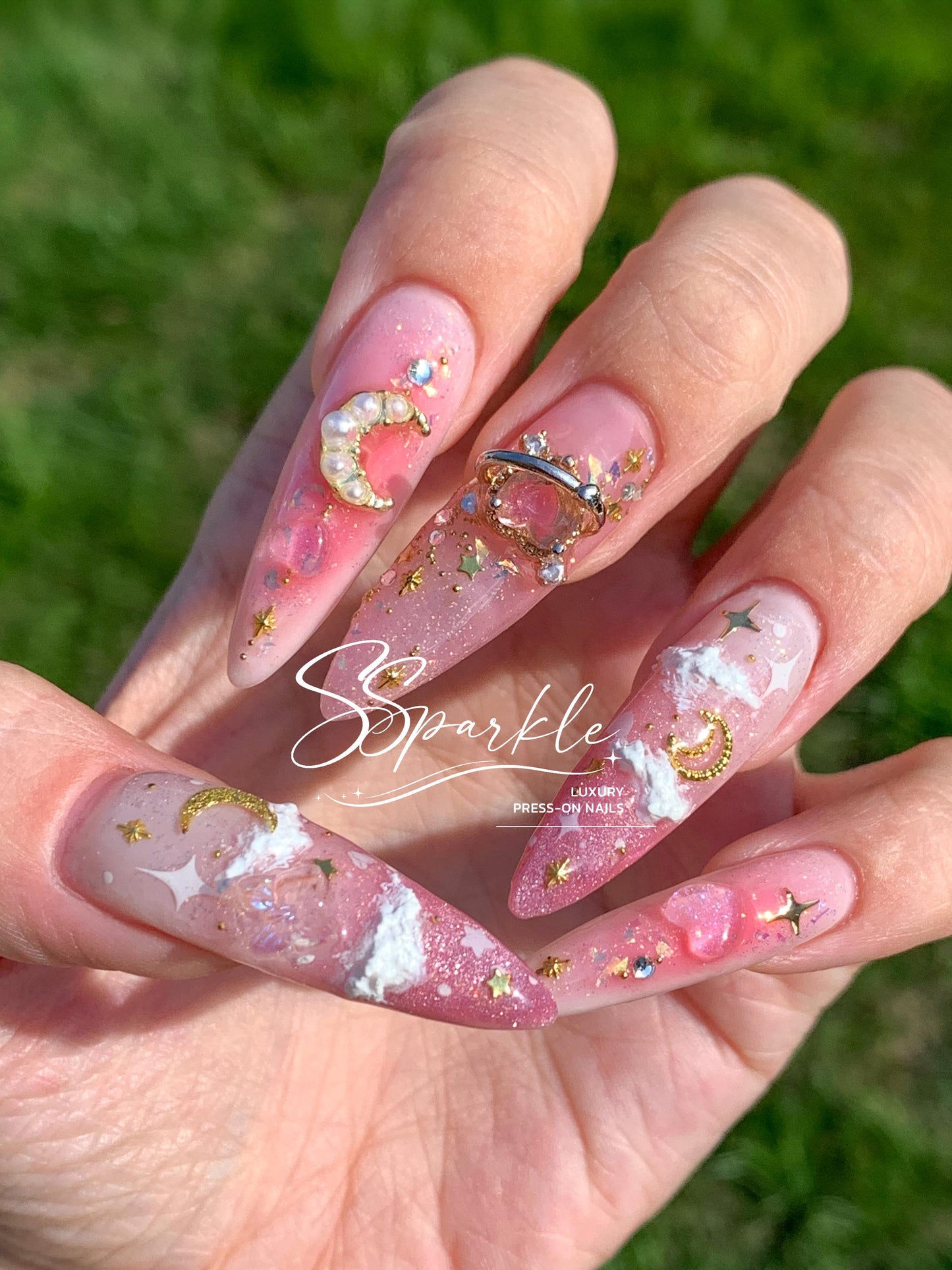 Pink Cloud Press-on Nails