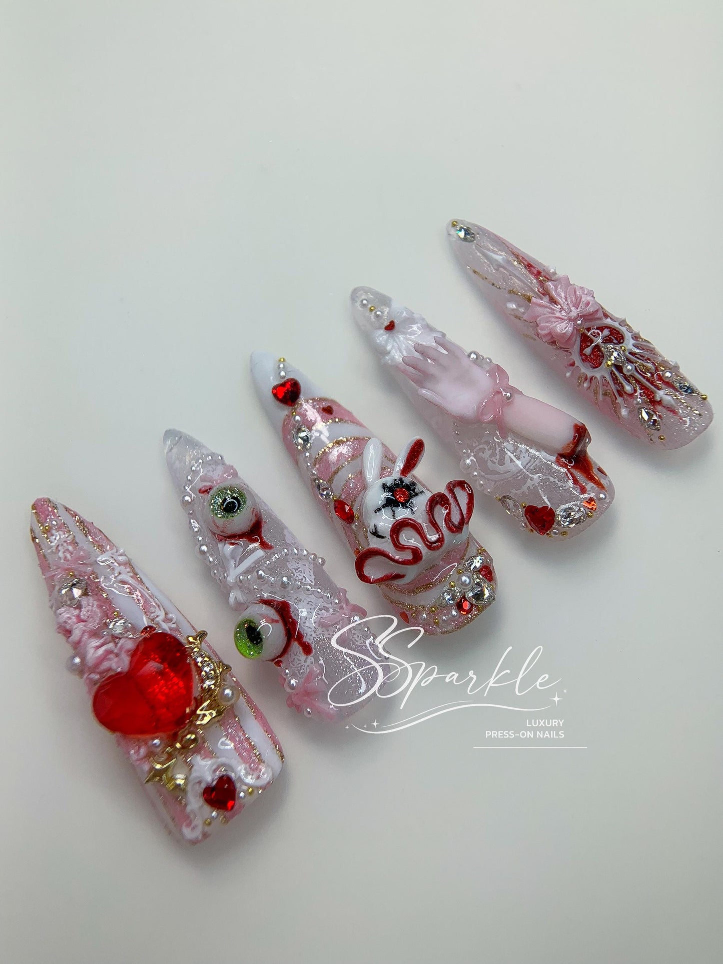 Sweet Scar | Mizi Sua Zombie Stage Inspired Nail Art