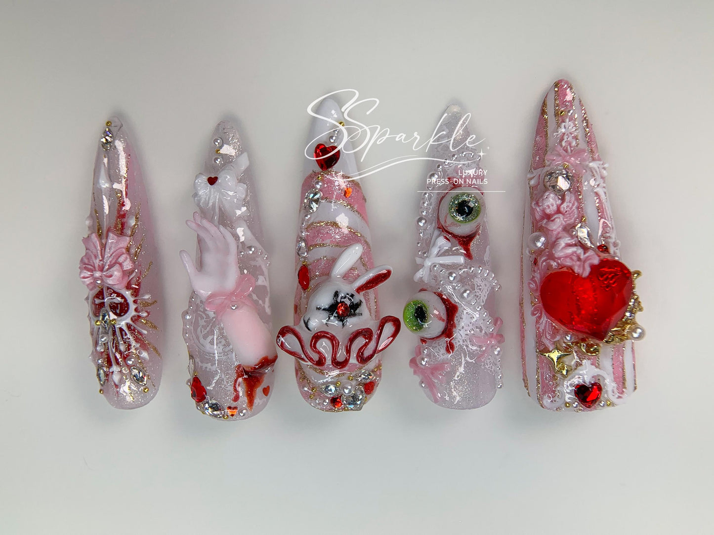 Sweet Scar | Mizi Sua Zombie Stage Inspired Nail Art