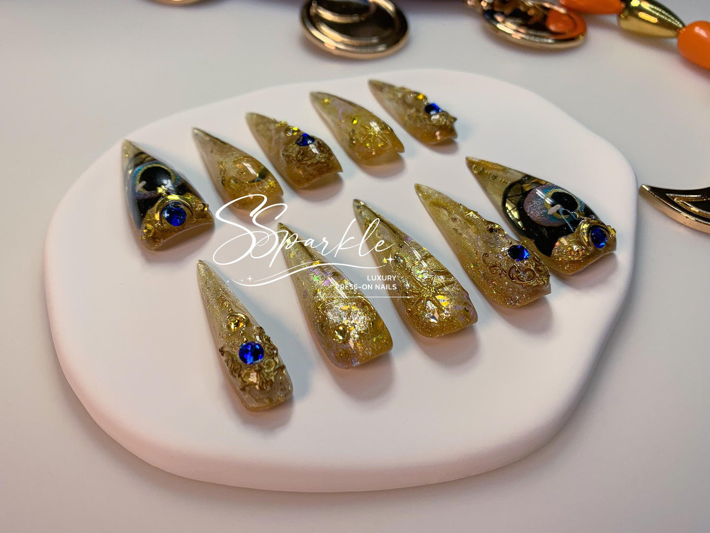 Whimsy After Dark | Cipher Honkai: Star Rail Inspired Claw Press-on Nail