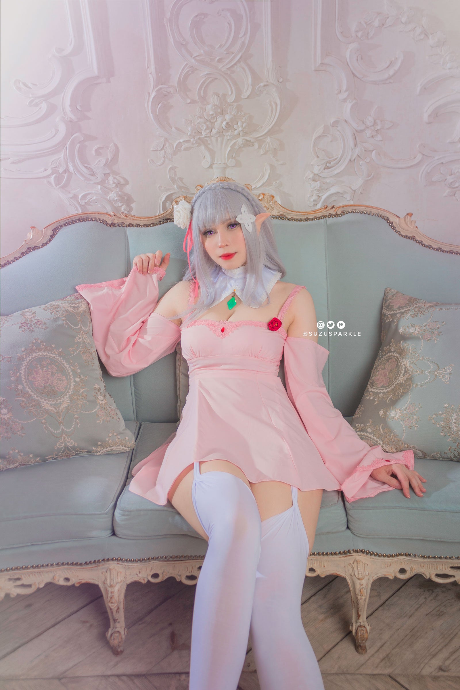 Pink Dress Emilia - Re:Rezo